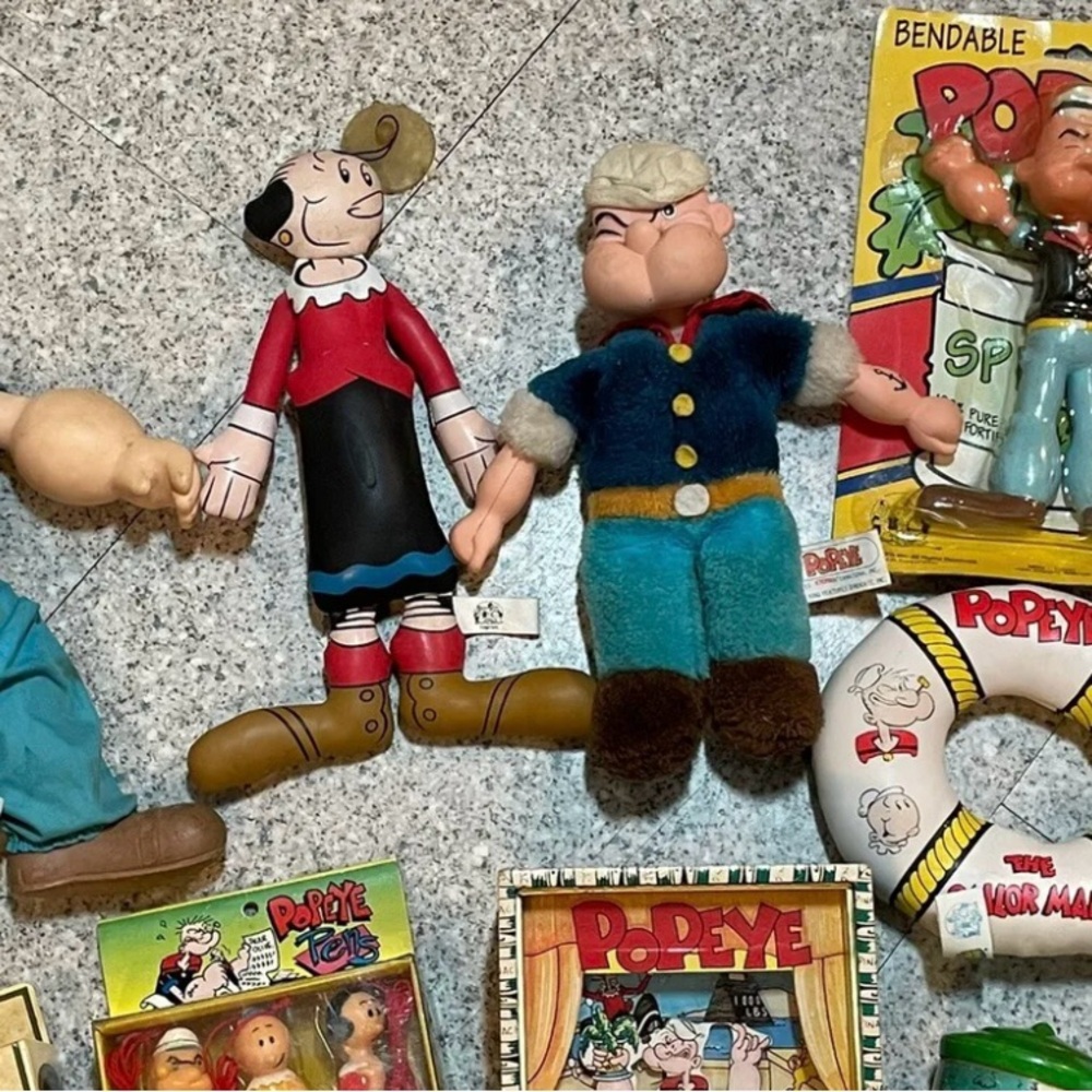 RARE VTG Popeye The Sailer Man Toys, Items & Books (New & Used) 22 piece bundle - Picture 3 of 9
